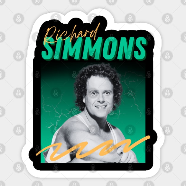 Richard simmons***original retro Sticker by OtakOtak